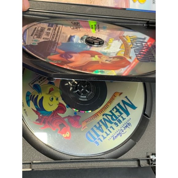 Disney Tinker Bell Figure Bag Clip book purses backpacks & Little Mermaid DVD - Picture 8 of 11